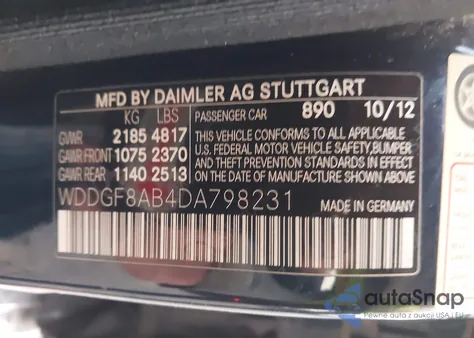 2013 Mercedes-Benz C 300 Sport 4Matic from USA, damaged, VIN WDDGF8AB4DA798231